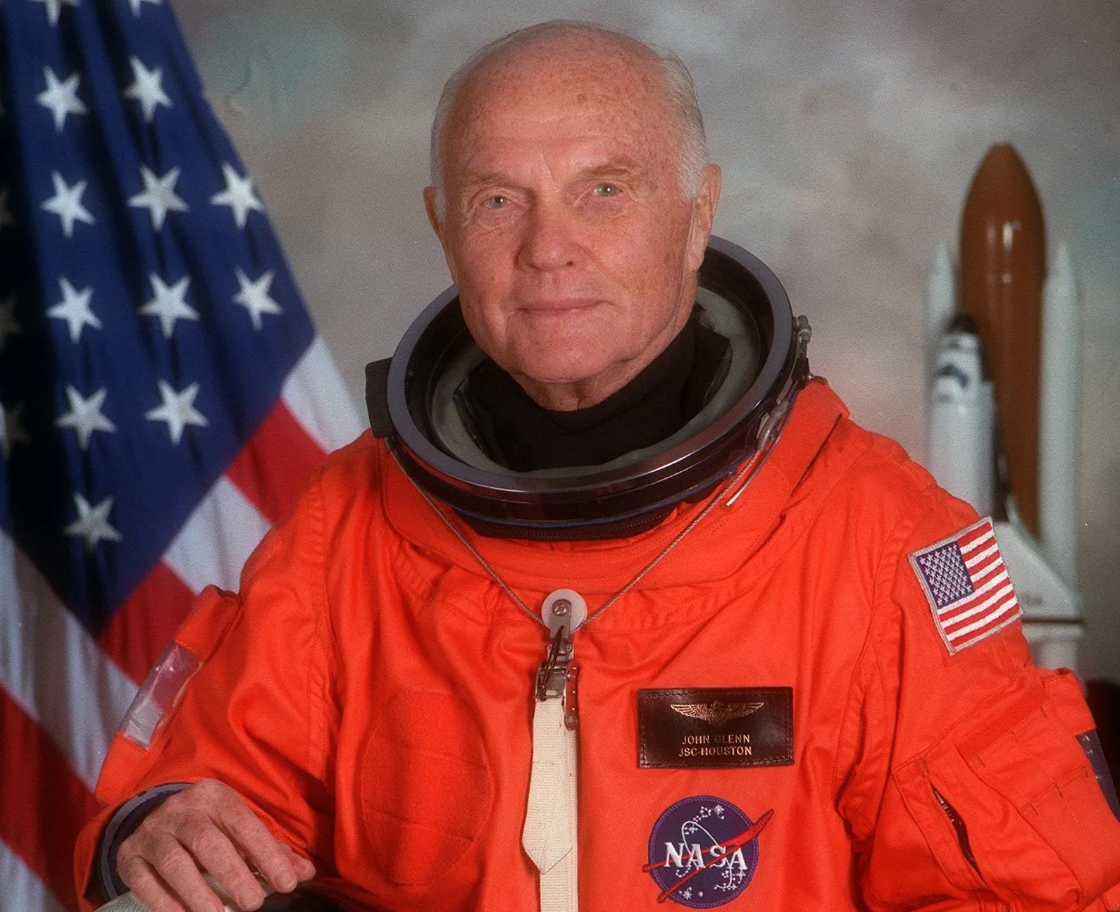 John Glenn at age 77. Credit: NASA.