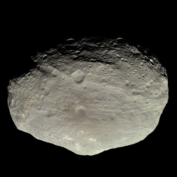Asteroid Vesta in natural color