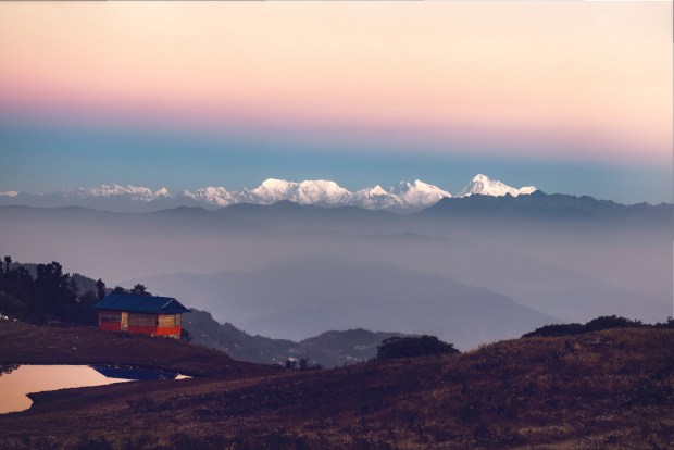 The Belt of Venus, or the anti-twilight arch, is an optical phenomenon caused by the backscattering of sunlight reflected off the dense atmosphere. It’s seen as a pink band above the shadow of the rising or setting Earth. This photo was taken from Sadhutar, Nepal, by Mukherjee with a Nikon D5600 and Sigma 50mm lens and shows the Belt of Venus above Mount Everest, the world’s tallest mountain.