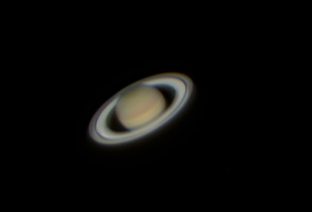 Saturn, post-processed in PixInsight. Credit: Molly Wakeling