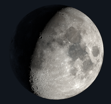 The Moon on Dec. 21, 2023