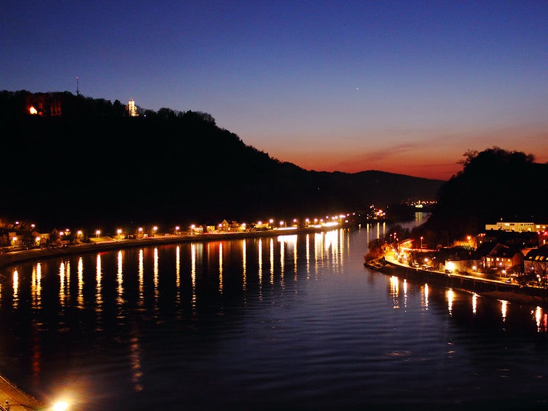 Mercury over the Danube River