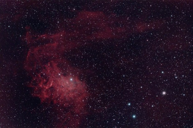 AE Aurigae and Flaming Star Nebula