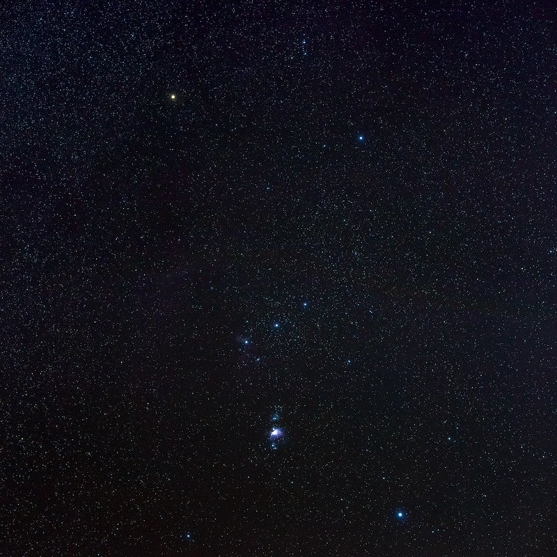 The constellation Orion