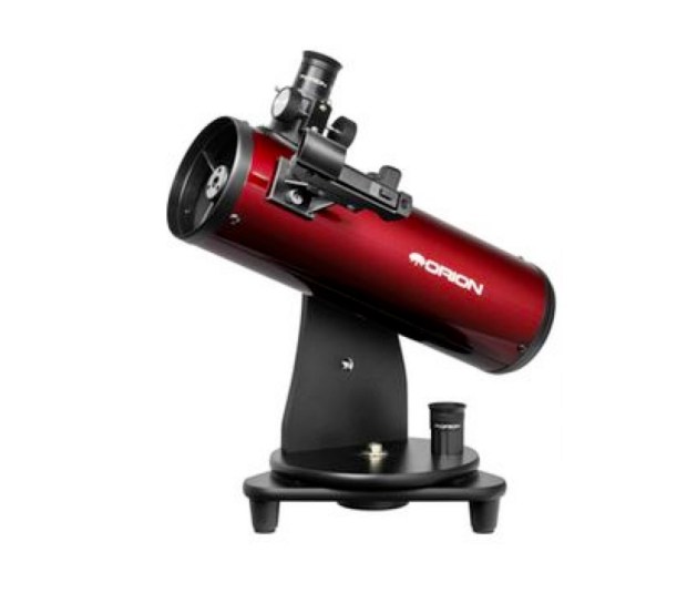 The Orion SkyScanner 100mm TableTop Reflector Telescope.