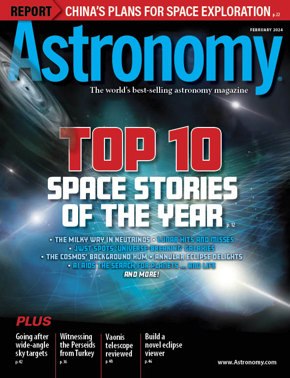 Astronomy February 2024 cover