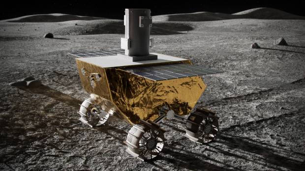 Artist's concept of the Lunar Vertext rover