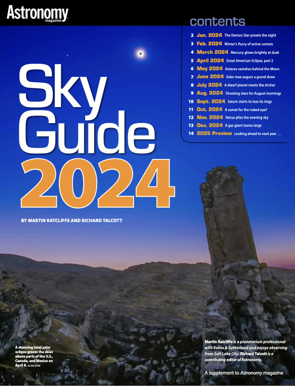 Cover of Astronomy's Sky Guide 2024