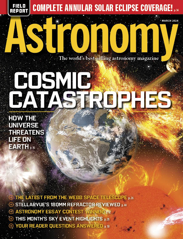 March 2024 cover of Astronomy magazine