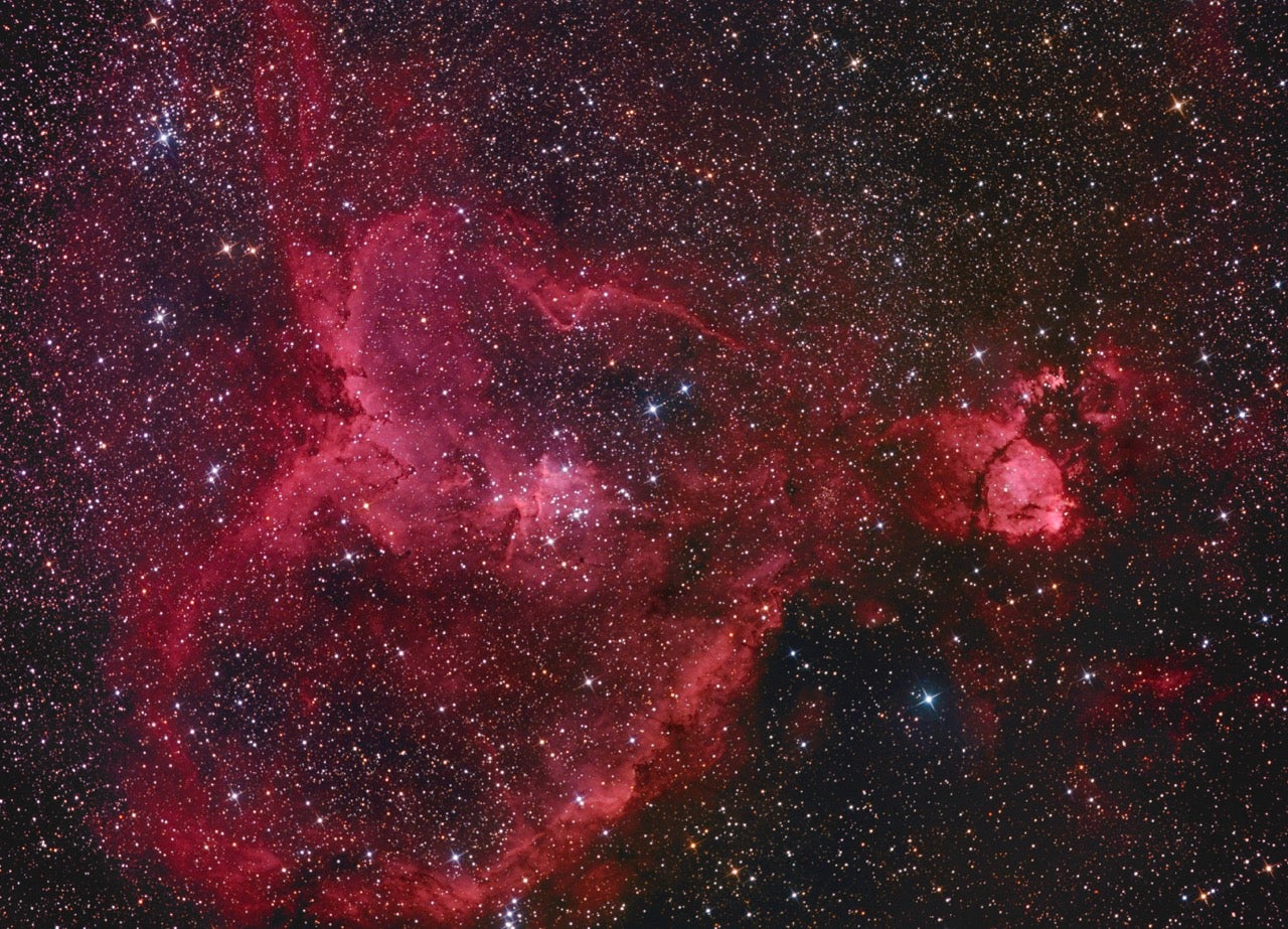 Heart and Soul nebulae