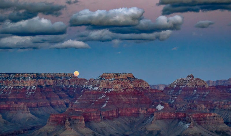 Full Moon over the Grand Canyon