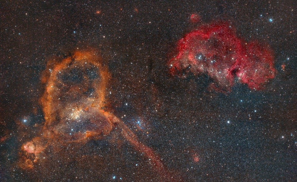 Heart and Soul nebulae