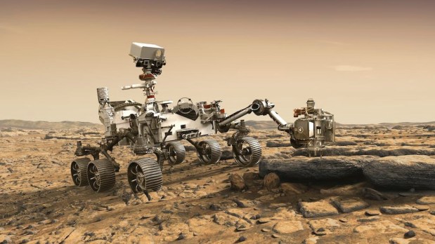 The Perseverance Rover is collecting samples to learn more about Mars’ environment. Credit: NASA/JPL.