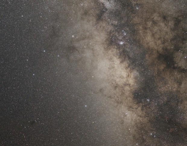 The constellation Sagittarius near the Milky Way