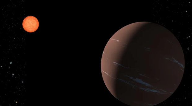 An illustration of Exoplanet TOI-715 b
