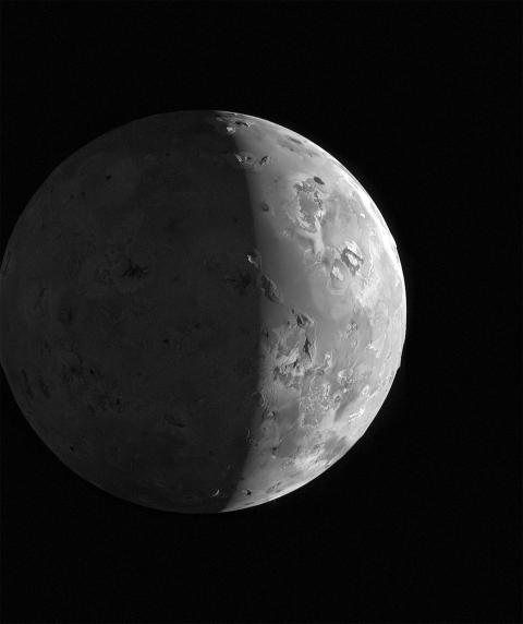 Io, one of Jupiter's moons.