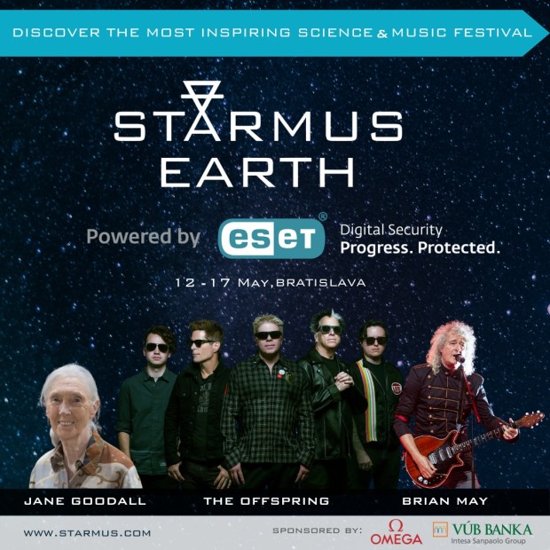 Jane Goodall, The Offspring, and Brian May will be part of Starmus VII.