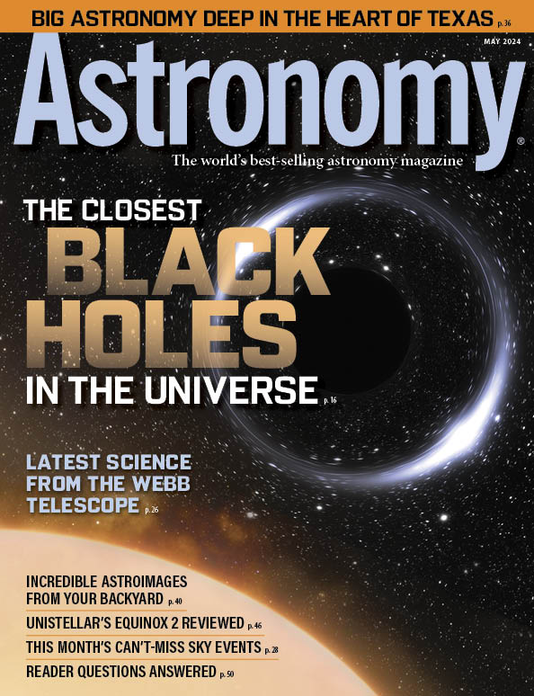 May 2024 cover of Astronomy magazine