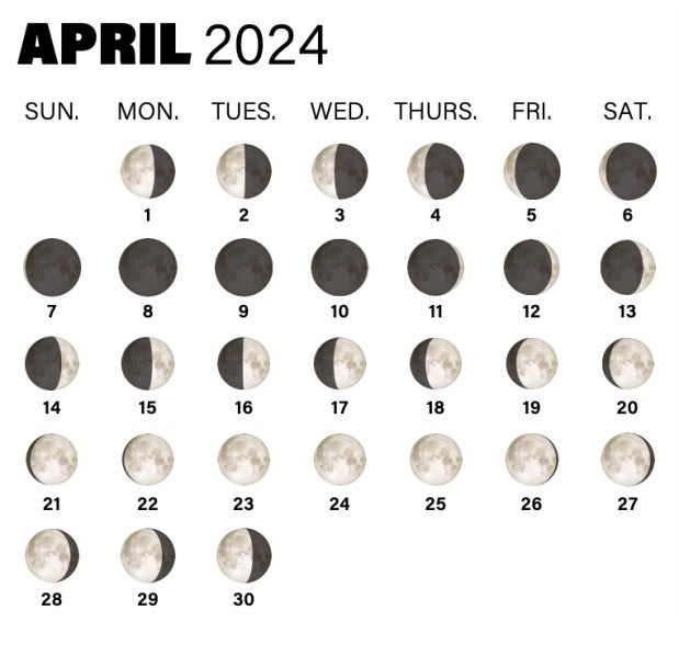 2024 Full Moon calendar Dates, times, types, and names
