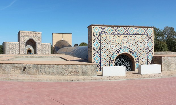 A modern-day photo of Ulugh Beg's partially rebuilt observatory. Credit: Wikimedia Commons