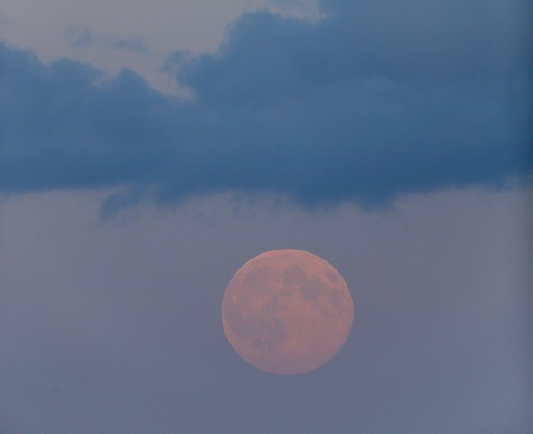 April’s Full Moon is also commonly called a Pink Moon. This image of the Moon is from August 2014.