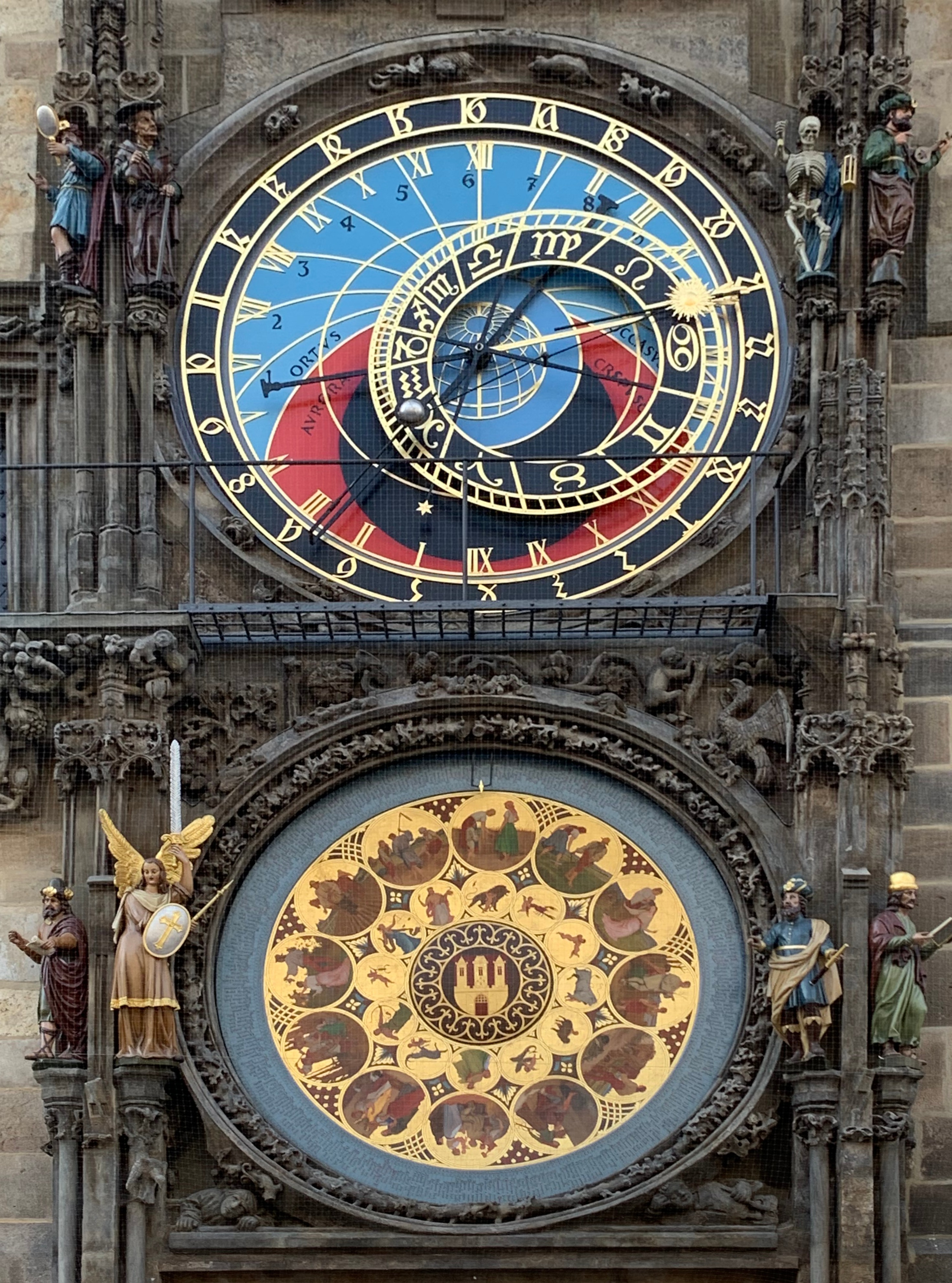 The Prague astronomical clock. Credit: Wikimedia Commons.